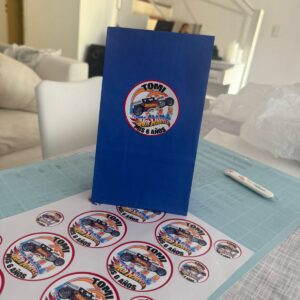 10 Bolsitas de papel personalizadas para souvenir