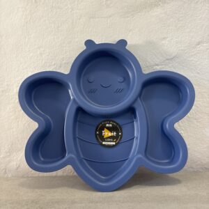 Plato Infantil Mariposa - Azul