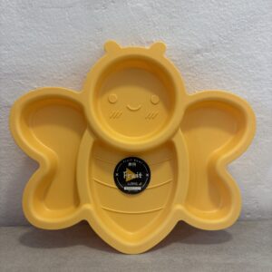 Plato Infantil Mariposa - Amarillo