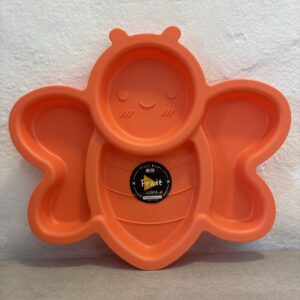 Plato Infantil Mariposa - Naranja