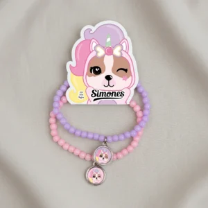 Set Pulseras para Compartir Unicornio Simones